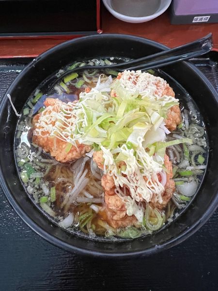 「唐揚げラーメン」@四川料理 福満楼の写真