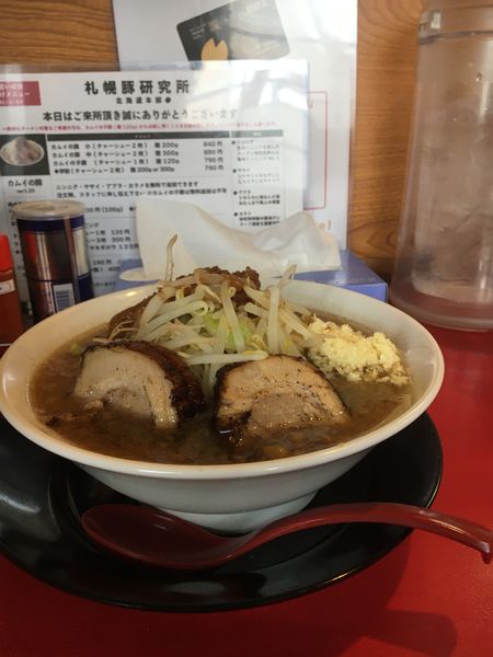 「カムイ小 豚2枚」@札幌豚研究所の写真