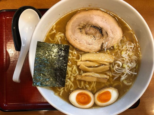 「中華麺　中盛　味玉」@めん 和正の写真