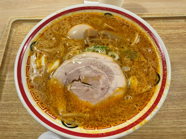 「濃厚味噌ラーメン　煮卵付き」@らーめん 玉 大阪梅田店の写真