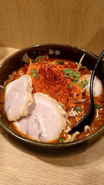 「特製オロチョンラーメン激辛」@らーめんダイニング ど・みそ 京橋本店の写真