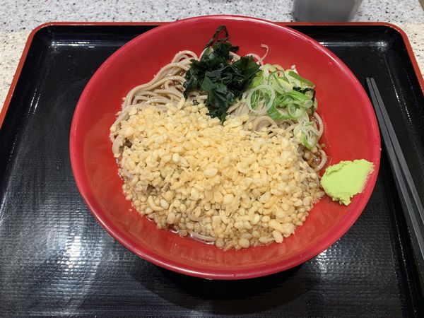 「冷したぬきそば 440円」@名代 富士そば ハッピーロード店の写真