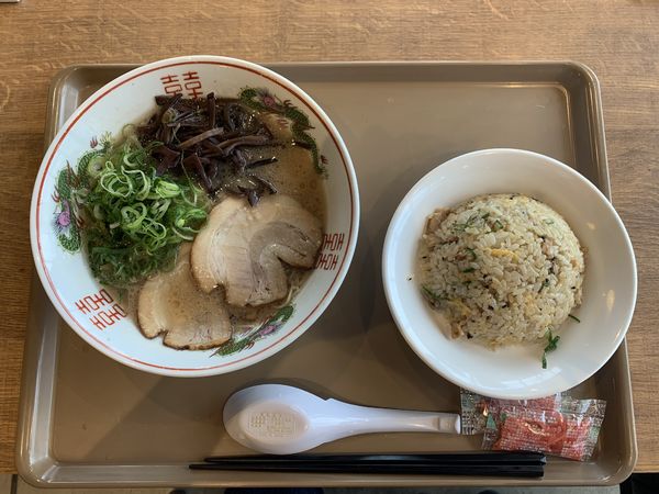「チャーハンセット」@博多だるまJAPAN イオンモール幕張新都心店の写真