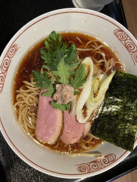 「鴨出汁中華蕎麦(醤油)」@鴨出汁中華蕎麦 麺屋yoshikiの写真