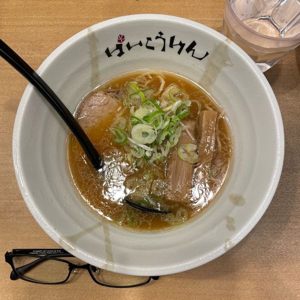 「しょうゆラーメン（ハーフ）」@ばいこうけん 東京の写真
