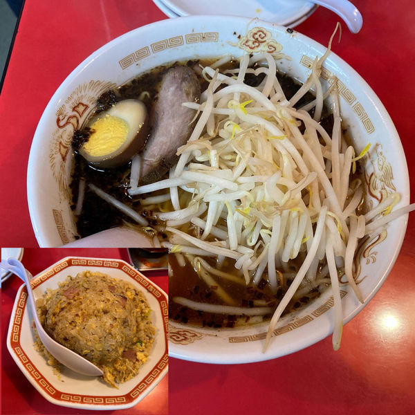 「ラーメン　チャーハン」@永楽の写真