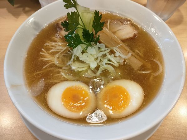 「煮干しそば　ライト？」@らーめんDINING れんげの写真