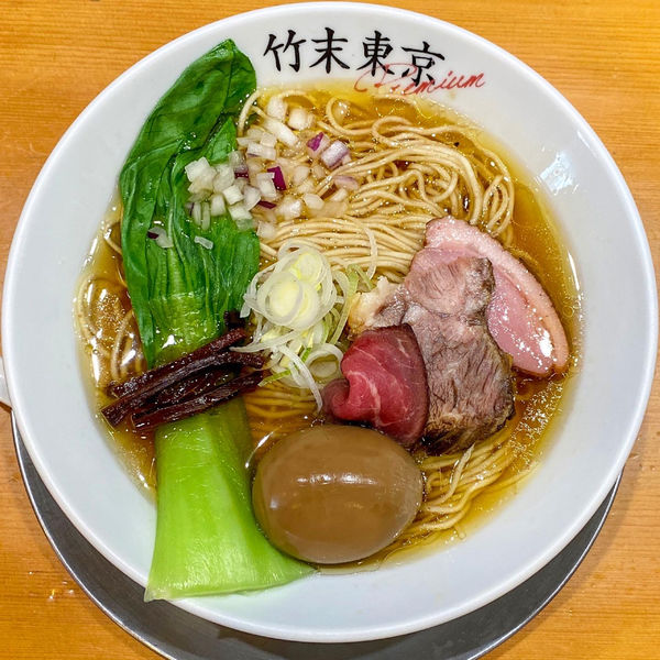 「味玉醤油そば ¥1,000」@竹末東京プレミアムの写真