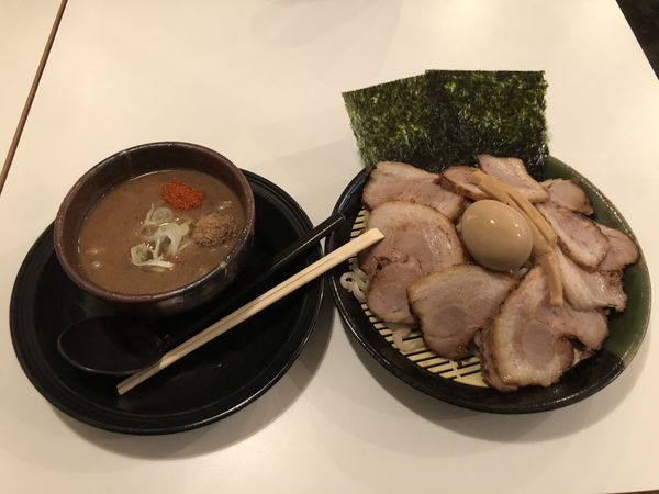 「つけ麺どろチャーシュー＋トッピングチャーシュー」@麺屋 総信の写真