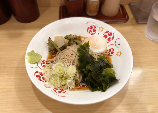 「朝食そば(420円)」@いろり庵きらく 本八幡店の写真