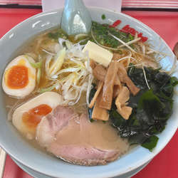 海老塩豚骨ラーメン