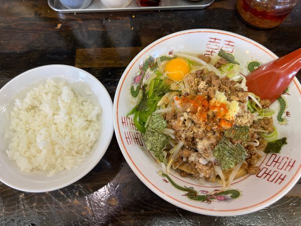 「まぜ二郎（半麺）」@麺場 風麟の写真