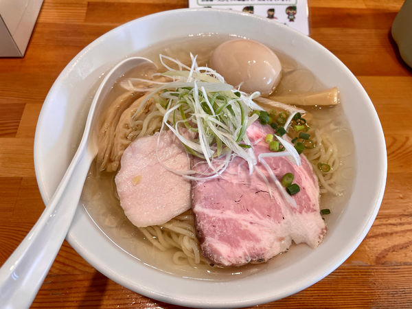 「冷やしアゴ潮そば+味玉」@麺堂HOMEの写真