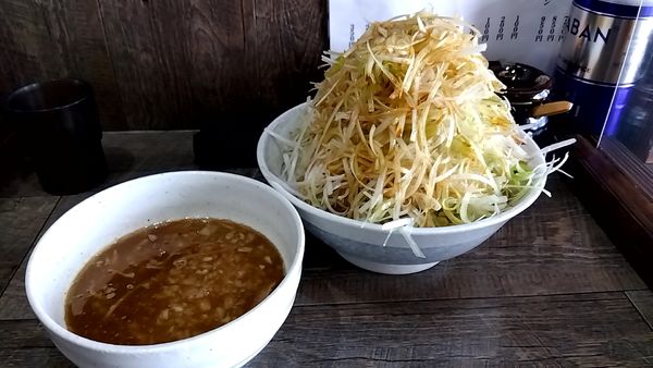 「ネギつけ麺（９５０円）」@つけ麺 アメミ屋の写真