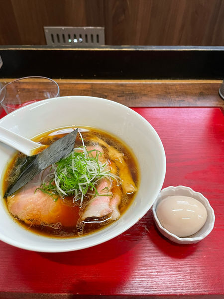 「『味玉醤油蕎麦』　1250円」@神保町黒須の写真