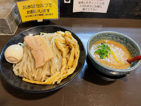 「鶏白湯つけめん（塩・大盛）＋全部のせ」@麺堂 稲葉 Kuki styleの写真