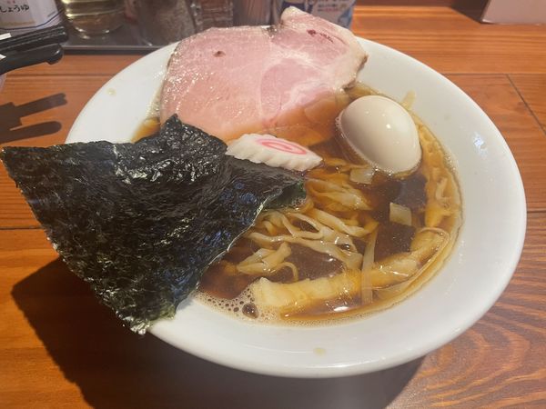 「中華そば&【限定】煮干し和玉」@麺屋 真心の写真