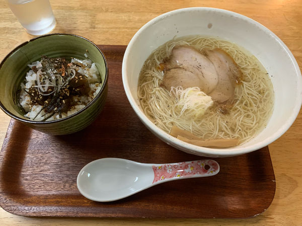 「アンデス紅塩ラーメン780円+ぼっかけ丼130円」@夢楽童子 つるちゃんの写真