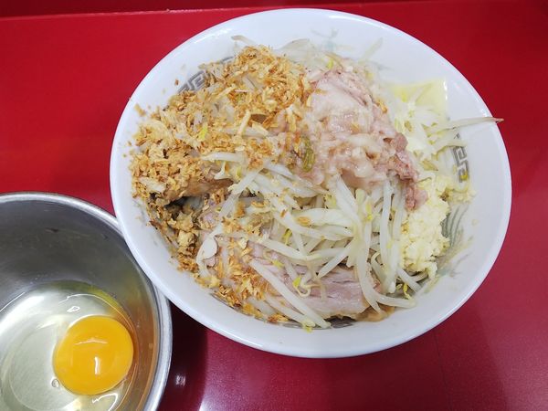 「小ラーメン＋塩汁なし＋チーズ　750＋150＋100円」@ラーメン二郎 越谷店の写真