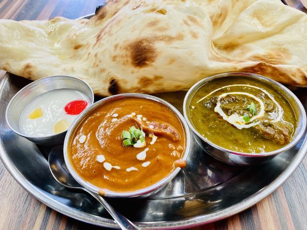 「ミックスセット（¥949）（マトン＆チキン）」@アソクビナヤクの写真