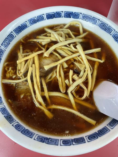 「メンマチャーシューメン¥900」@ラーメン富士屋 姉崎店の写真