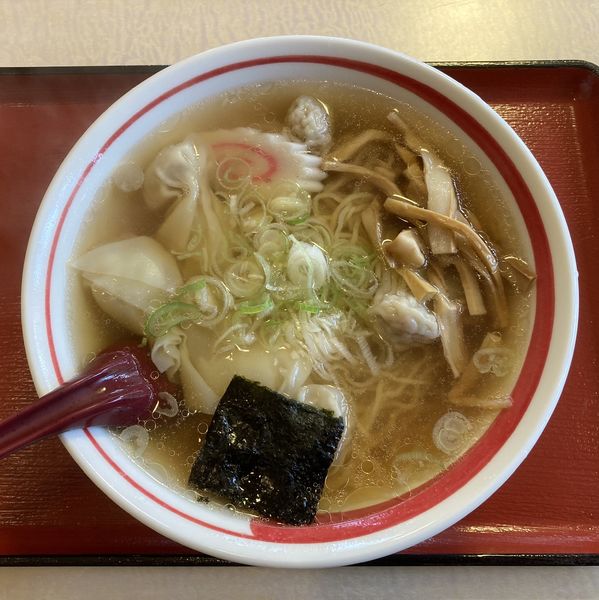 「ワンタンメン 850円」@自家製麺の玄龍の写真