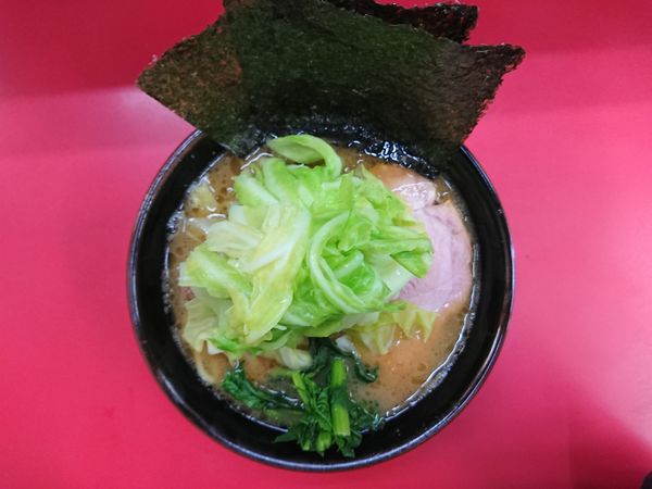 「チャーシューメン(並)＋キャベツ」@田上家の写真