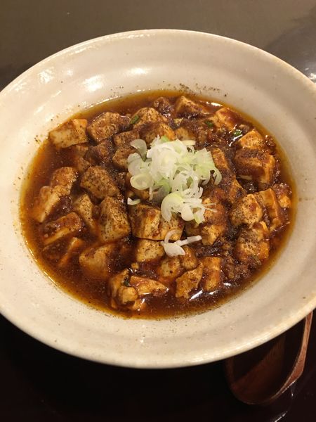 「四川風麻婆麺(中辛) 850円」@麺処 志庵の写真