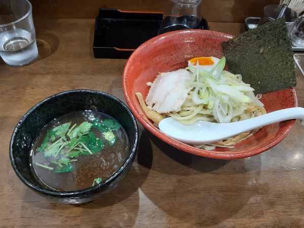 「坂戸つけめん（限定）」@自家製多加水極太麺 ISAMIの写真