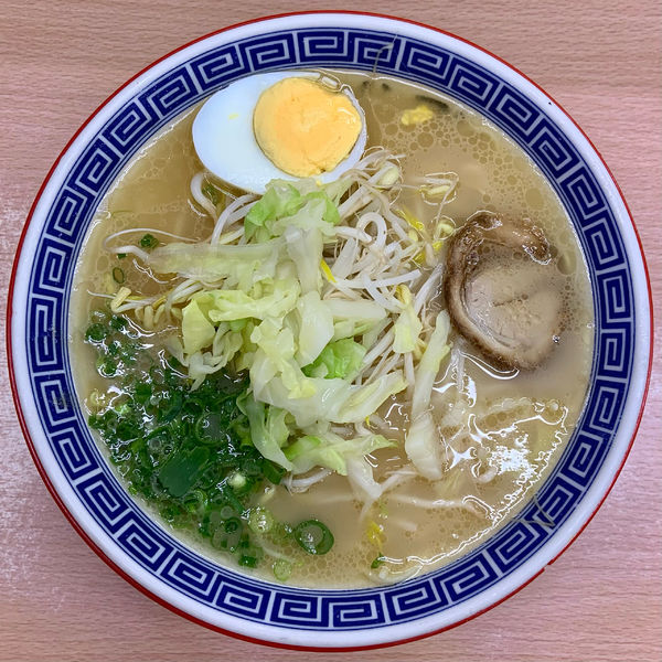 「朝ラー 並（480円）」@ラーメンマン（拉麺男）の写真