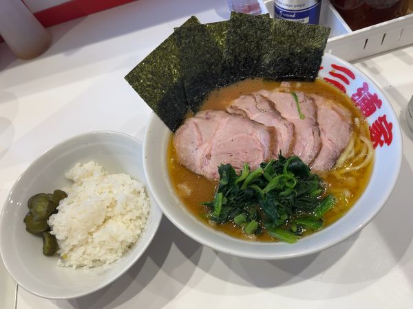 「チャーシューメン＋無料ライス」@ラーメン 三浦家の写真