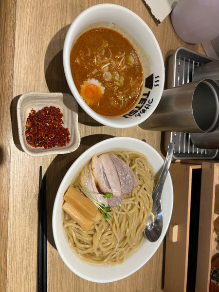 「辛つけ麺大盛　980円」@つけめん TETSU 武蔵小杉店の写真