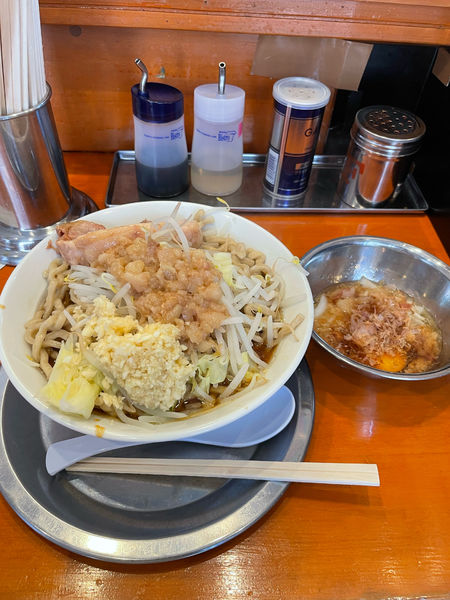 「ラーメン大＋気まぐれ」@麺屋穴場の写真
