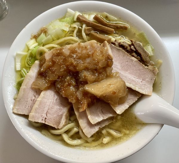 「塩肉セアブラ 麺大盛り セアブラ多め」@アナタゼッタイセアブラタリテナイの写真