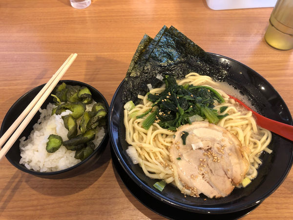 「しおラーメン」@濃厚豚骨ラーメン いちれん家 泉佐野店の写真