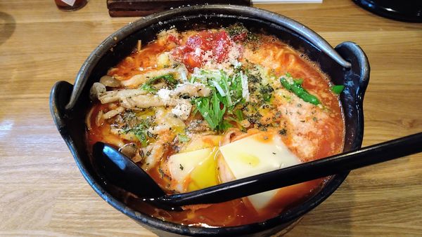 「【季節限定】濃厚トマト麺(大)」@麺処そばじんの写真