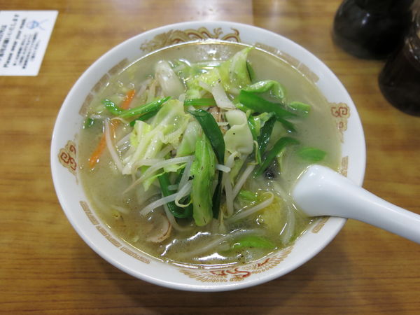 「タンメン：800円」@千成飯店の写真