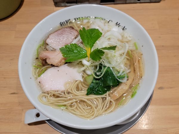 「【限定】鯛と浅利の潮らーめん」@和風ピンポン竹末の写真