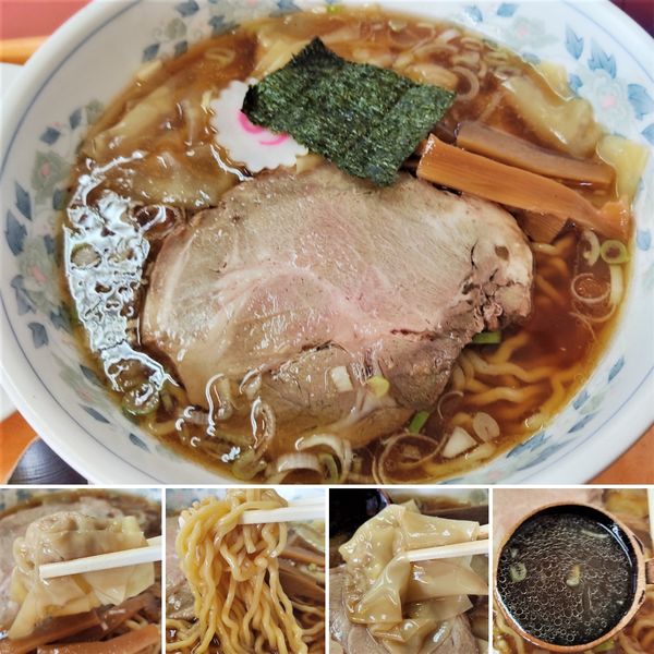 「ワンタンメン　650円」@中華軽食 武井の写真