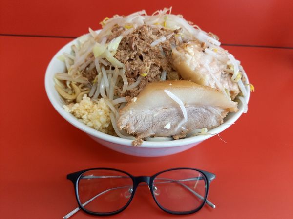 「小ラーメン+豚増し」@ラーメン二郎 ひたちなか店の写真