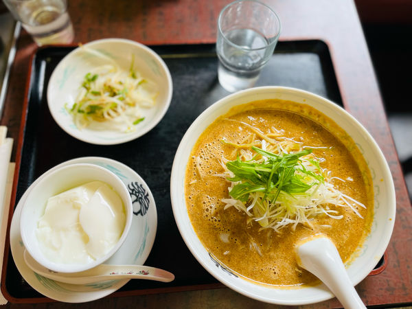 「担々麺セット(ランチセット)」@中華料理 龍山の写真