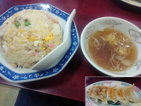 「チャーハン　６００円　スープ付き」@中華料理 幸楽の写真