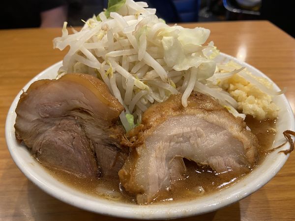 「小ラーメン（ﾆﾝﾆｸ）」@麺屋 歩夢の写真