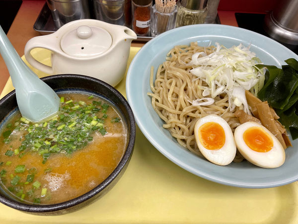 「【限定】えび塩つけ麺」@ラーメン山岡家 壬生店の写真