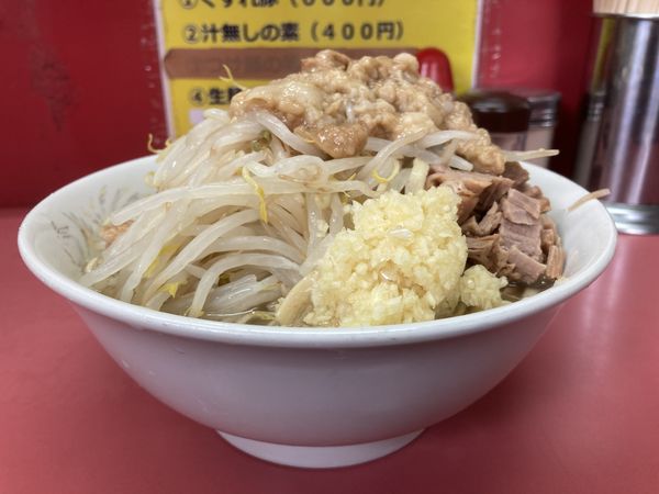 「小ラーメン 850円」@ラーメン二郎 小岩店の写真