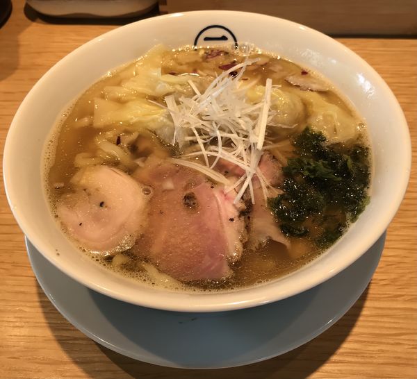 「わんたんイリコそば ¥1100」@中華そば 二階堂の写真