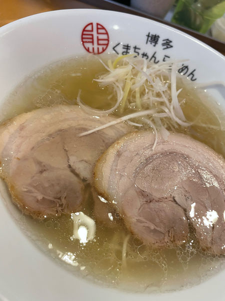 「クリアとんこつ」@博多くまちゃんらぁめん 春日店の写真