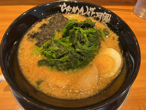 「醤油ラーメン　麺硬め」@らあめん花月嵐 浦和美園店の写真
