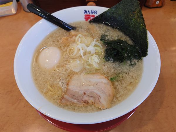 「塩とんこつラーメン」@テンホウ 岡谷丸山橋店の写真