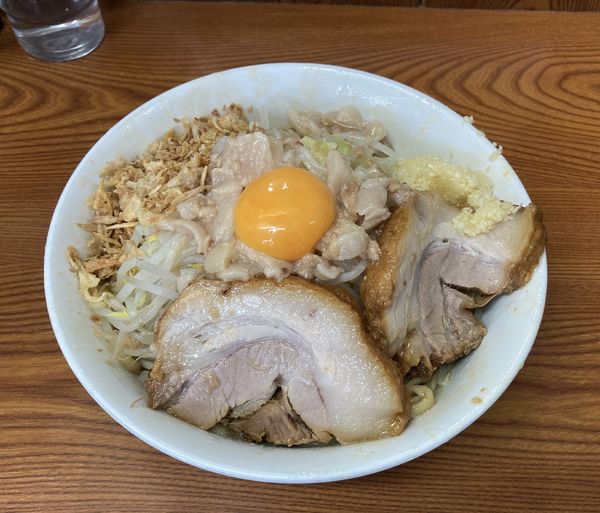 「ラーメン＋汁なし」@ラーメン二郎 亀戸店の写真